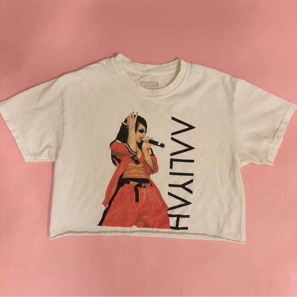 Forever 21 Tops - FRCHS Los Angeles x Aaliyah Singer Cotton Short Sleeve Crop Top - Small